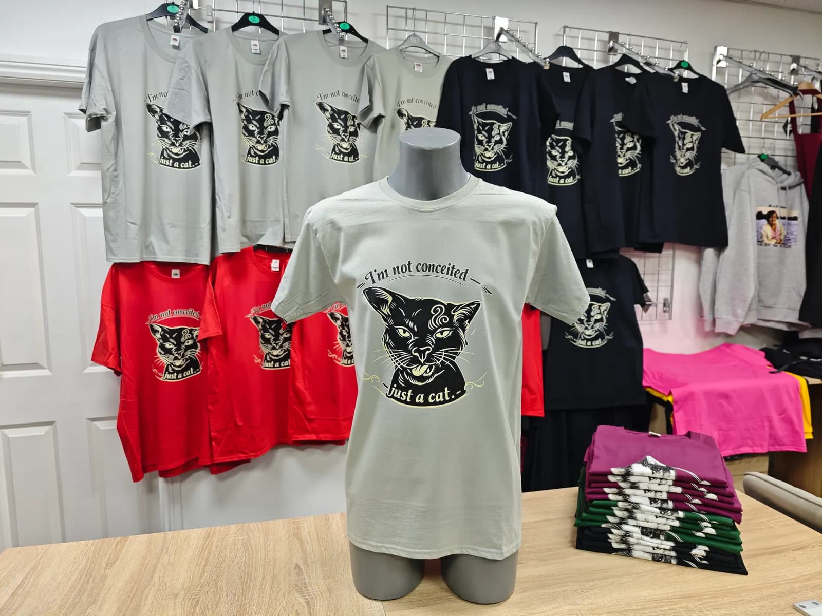 Sage custom printed t-shirt from a West Midlands order