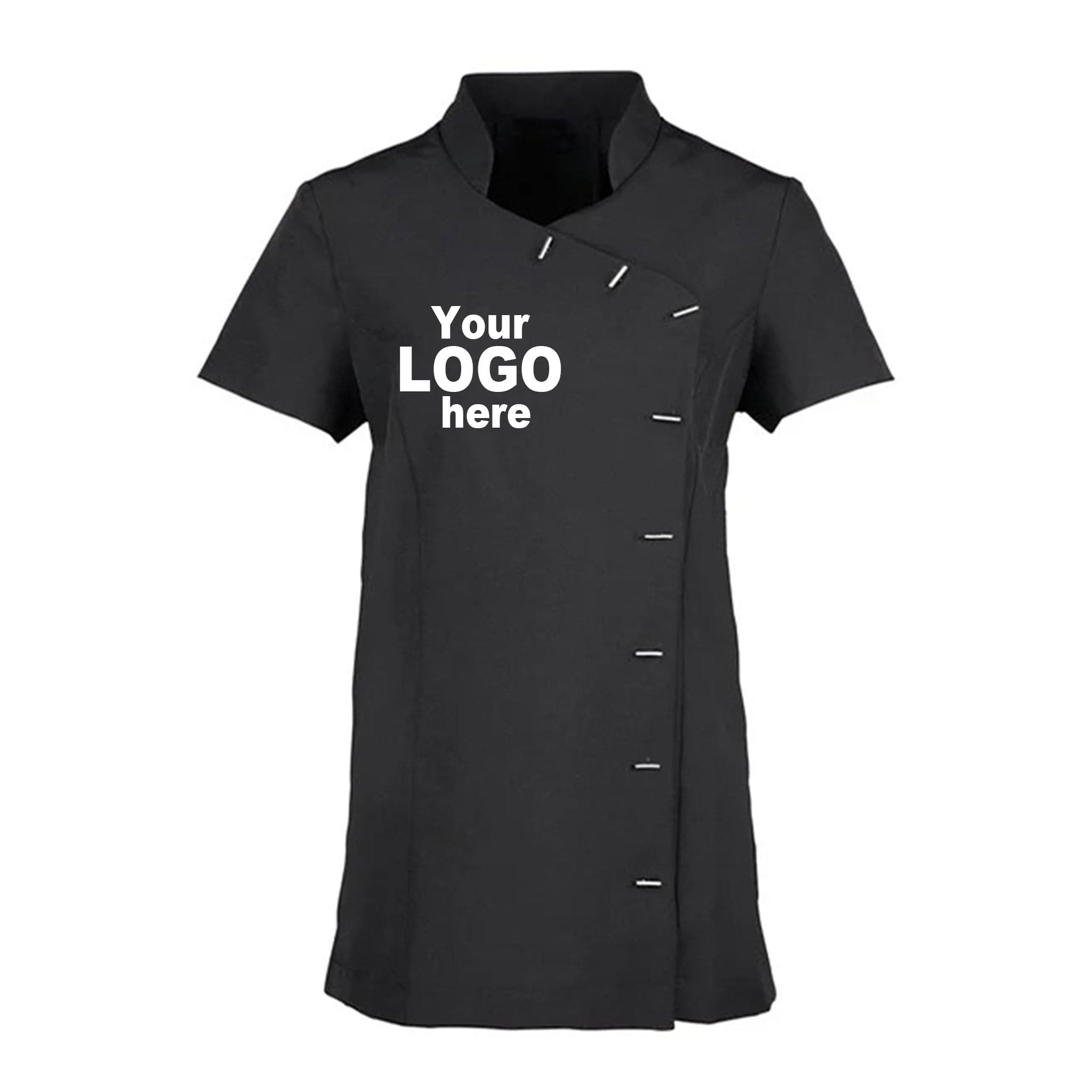 Ladies tunic for Edgbaston clinic and salon uniforms