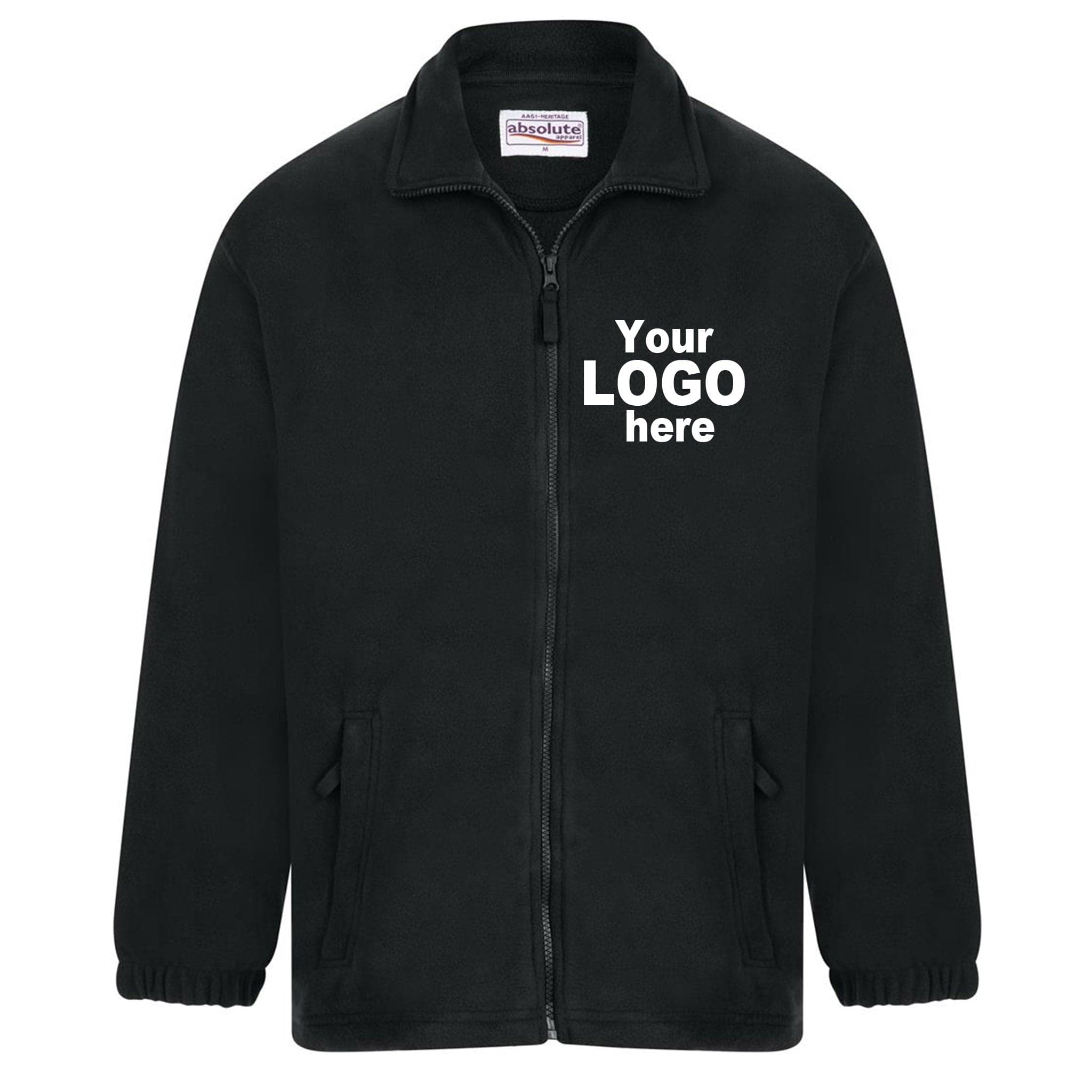 Zip fleece for Great Barr trade and club embroidery