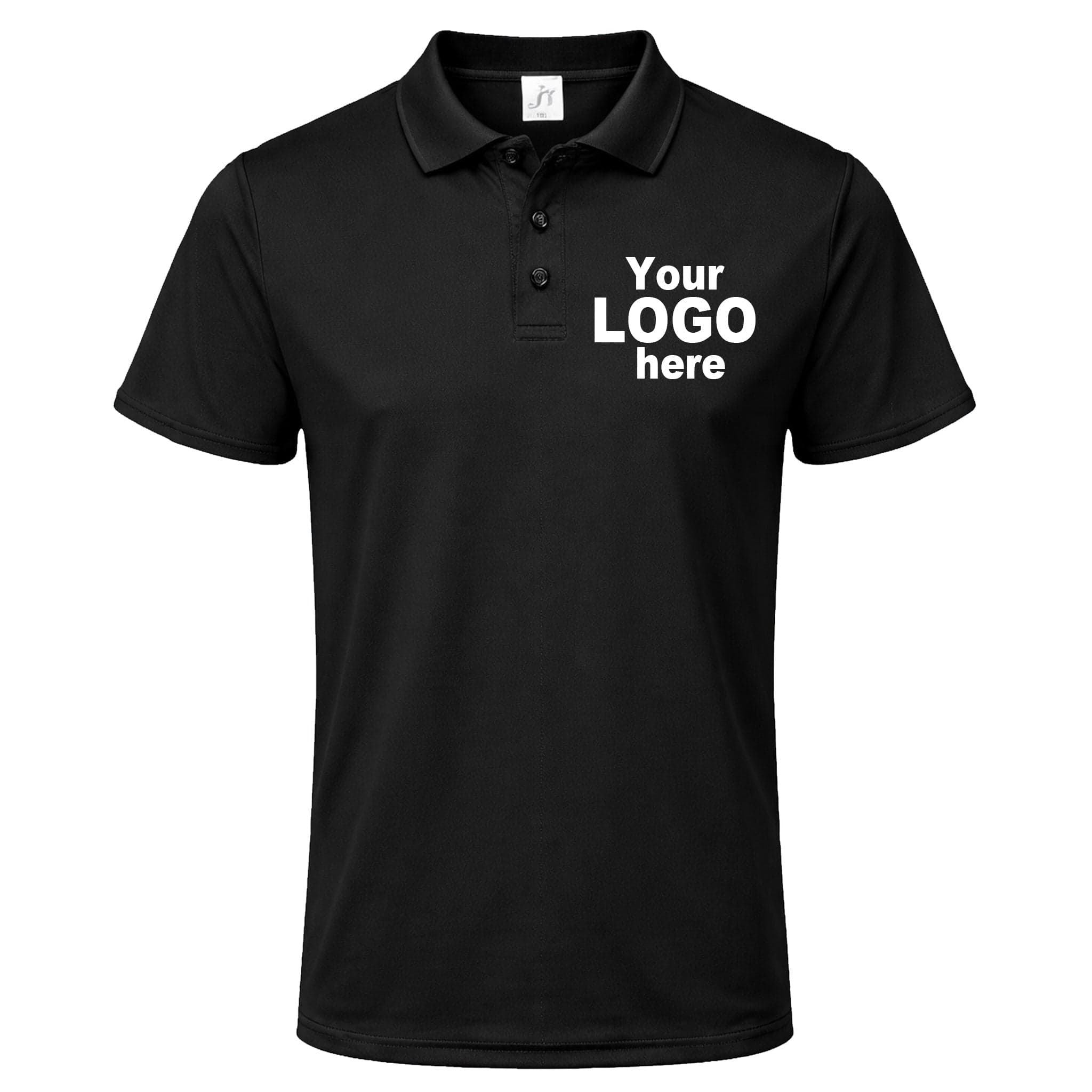 Sports polo shirt ready for club branding for Perry Barr sides