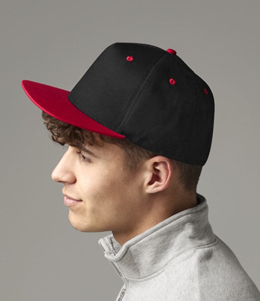 Embroidered snapback cap modelled for Perry Barr teams